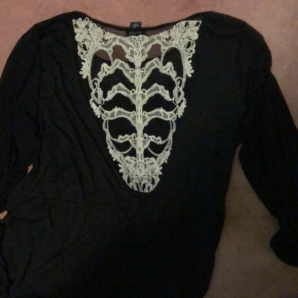 Black long sleeved dress - Picture 4 of 4